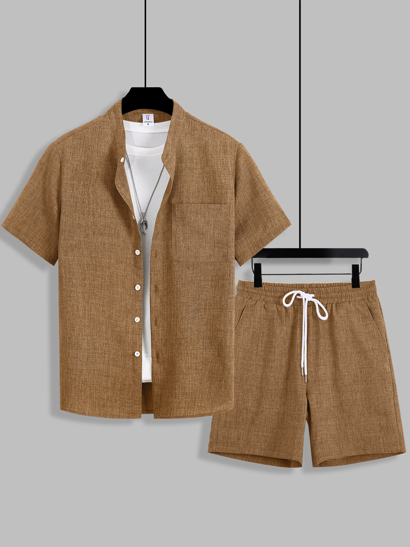 Summer Clothing Mens - Summer Men's Cotton Linen Texture Stand