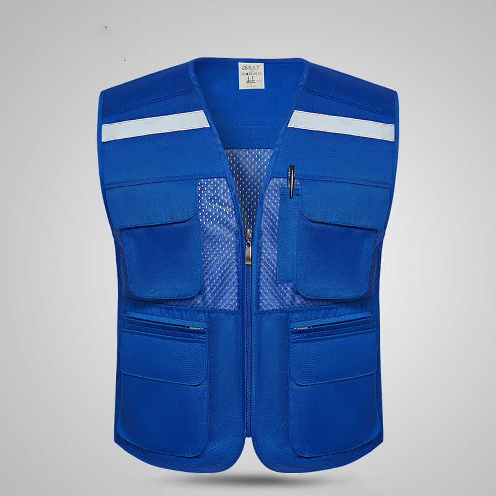 Summer Hi Vis Clothing - Summer Breathable Mesh Volunteer Work Vest