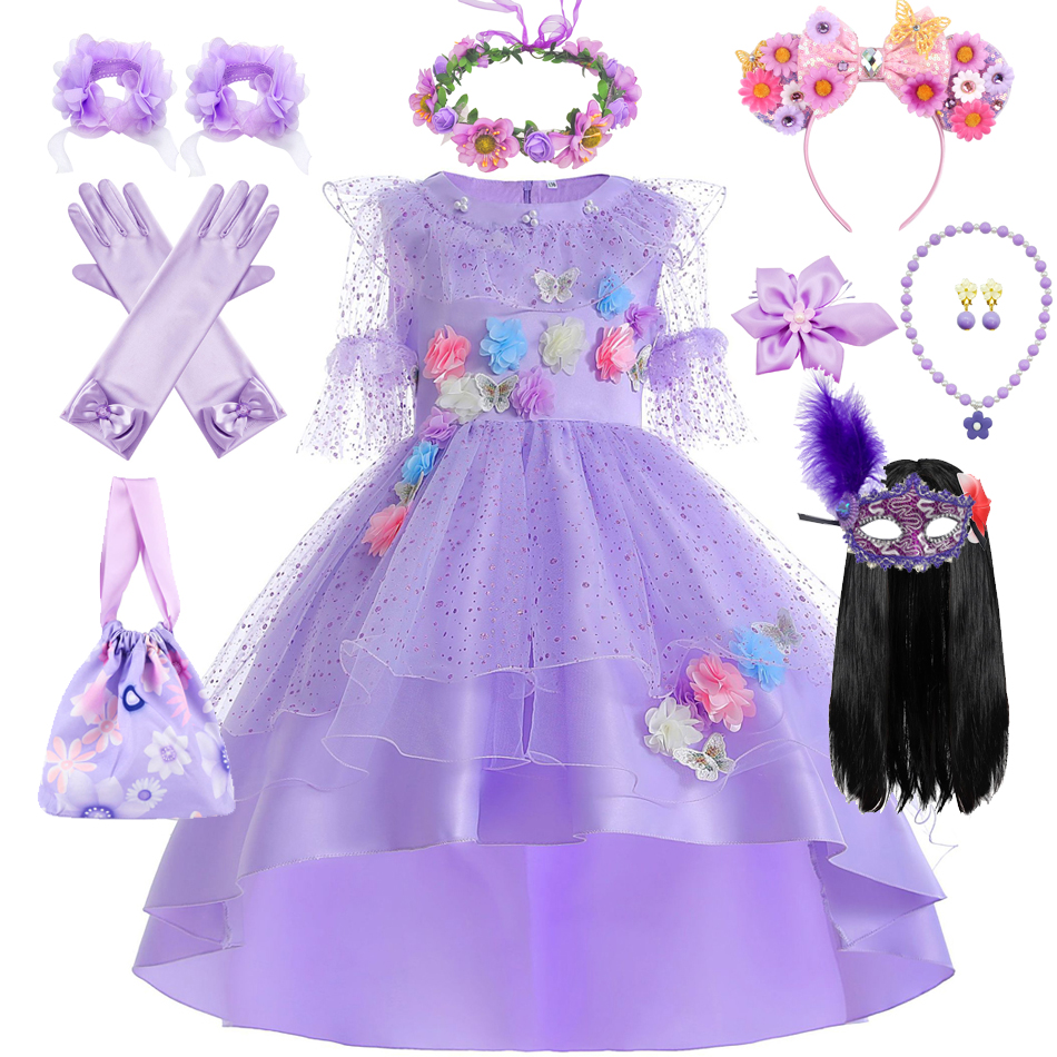 Summer Clothing Gifts - Encanto Cosplay Dress Isabella Cosplay Princess