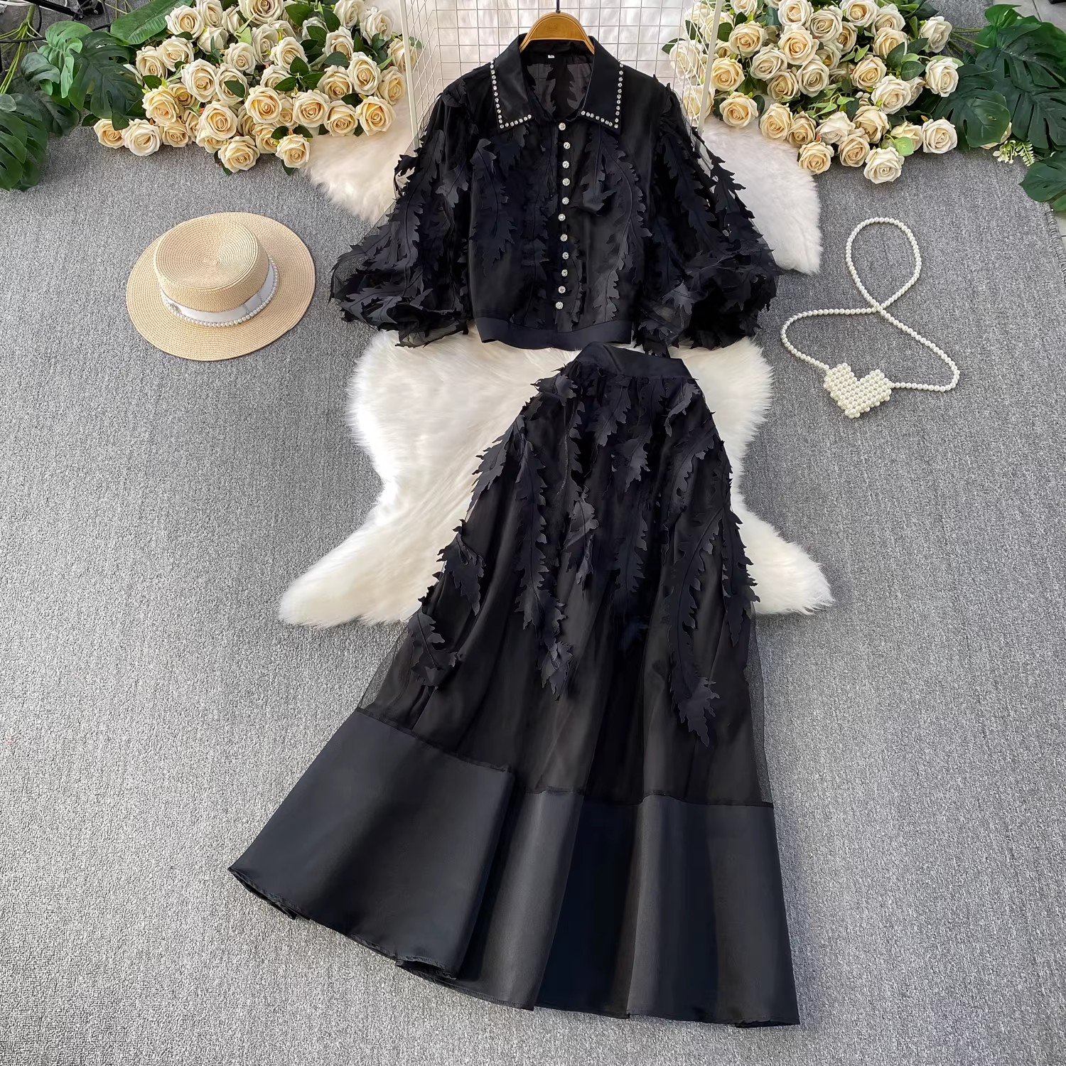 Summer Clothing For 60 Year Old Woman - 2026 Runway 2 Pieces Suit Women's