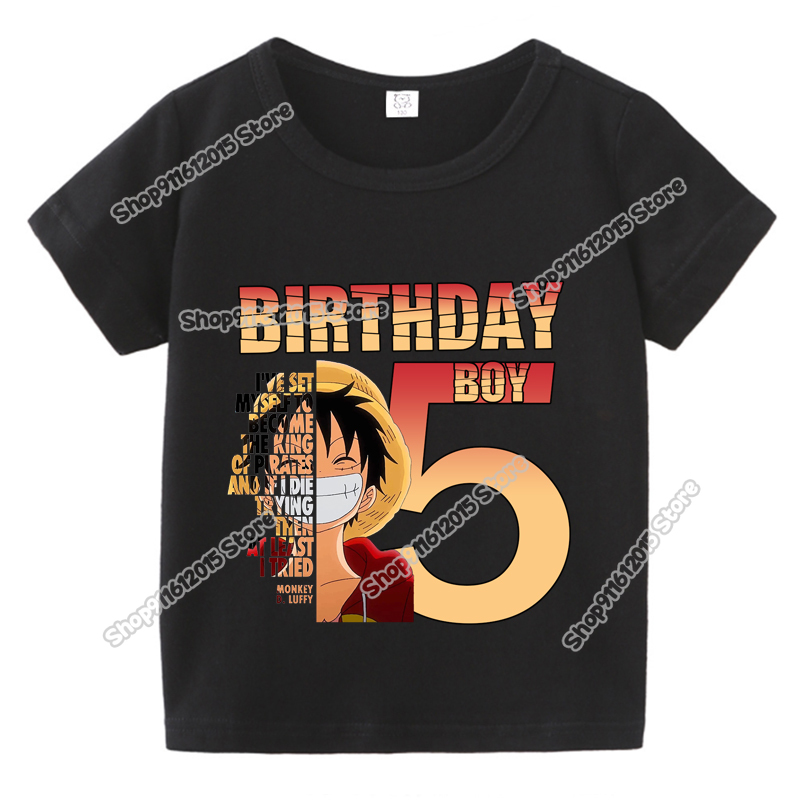 Anime One Piece Boy Number T S - Summer Clothing Boys incelemesi ve fiyatı