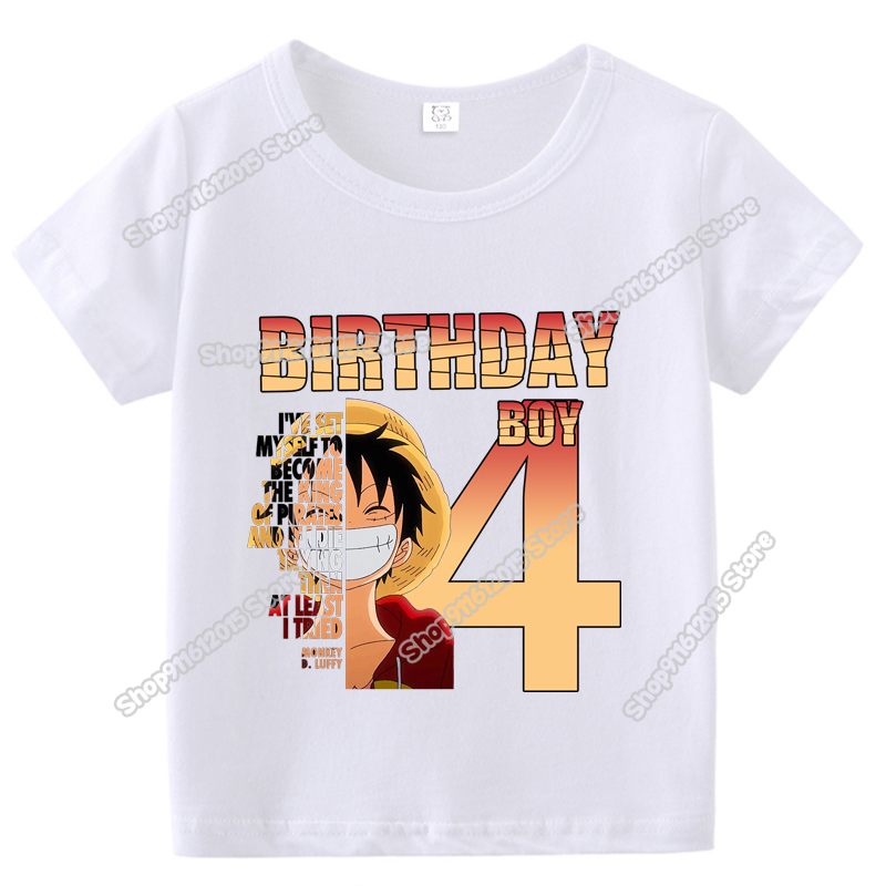 Anime One Piece Boy Number T S - Summer Clothing Boys incelemesi ve fiyatı