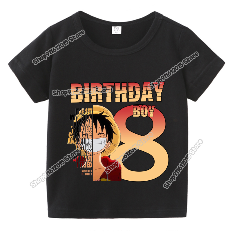 Anime One Piece Boy Number T S - Summer Clothing Boys incelemesi ve fiyatı