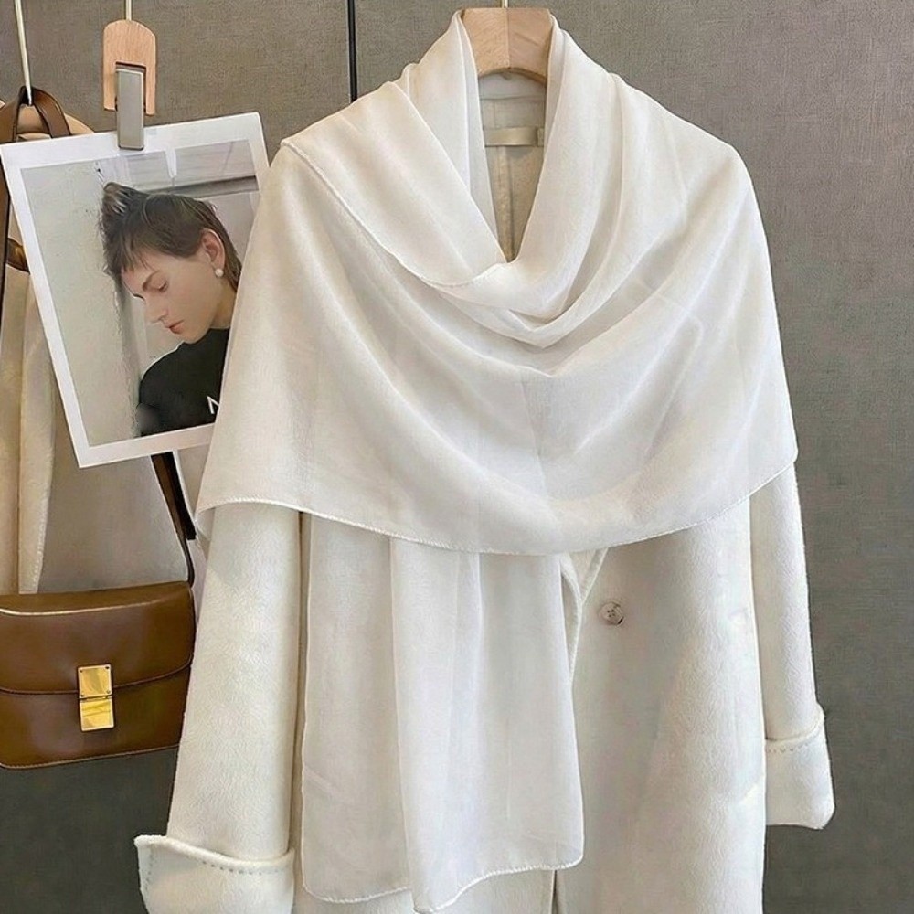 Solid Color Thin Shawl Chiffon - Sarong Pareo Wrap incelemesi ve fiyatı