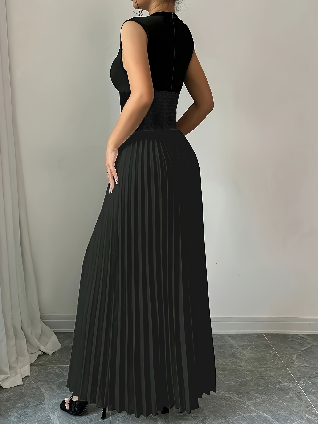 Black Women's Oversized Woven  - Summer Clothing For 60 Year Old Woman incelemesi ve fiyatı