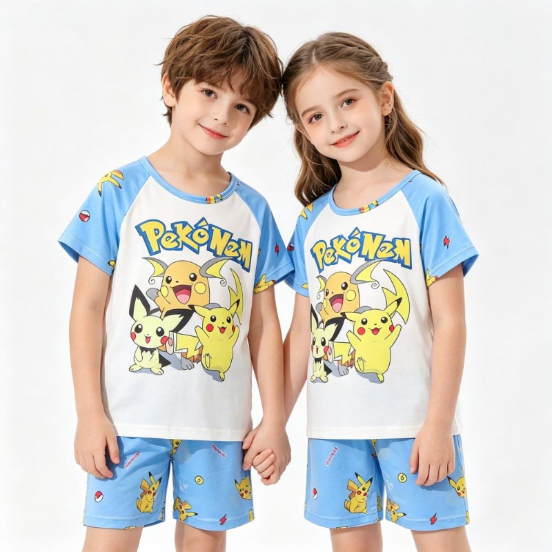 Matching Outfits Pokemon Pikac - Summer Clothing For Baby Boy incelemesi ve fiyatı