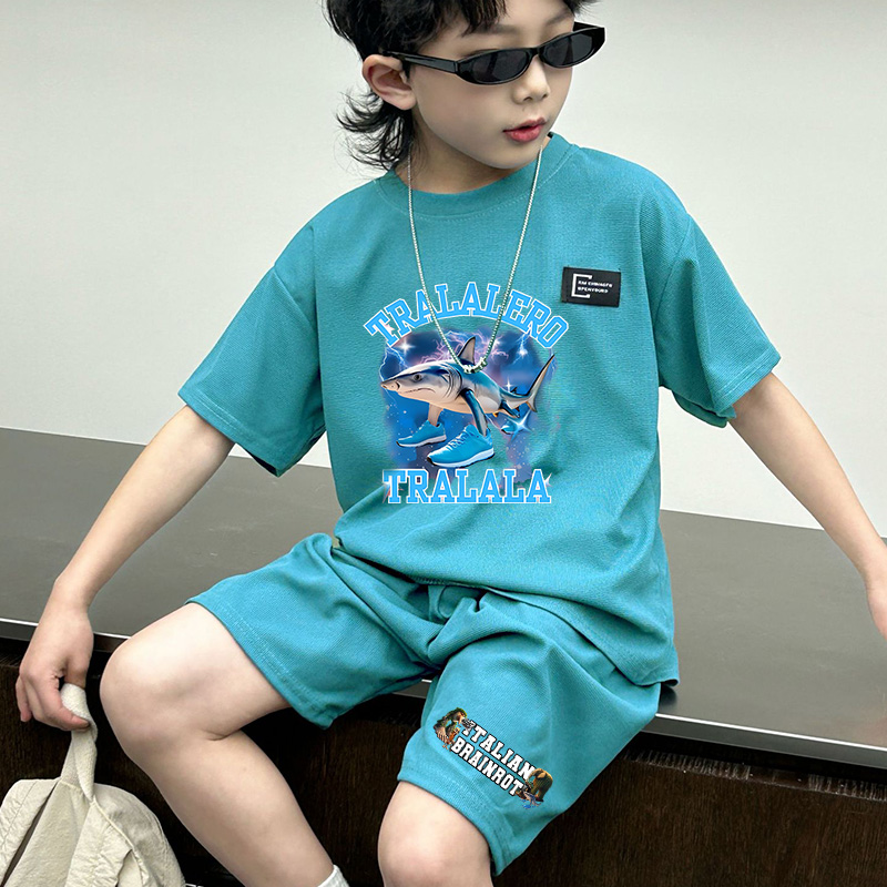 Italian Brainrot Children Hot  - Summer Clothing For Baby Boy incelemesi ve fiyatı