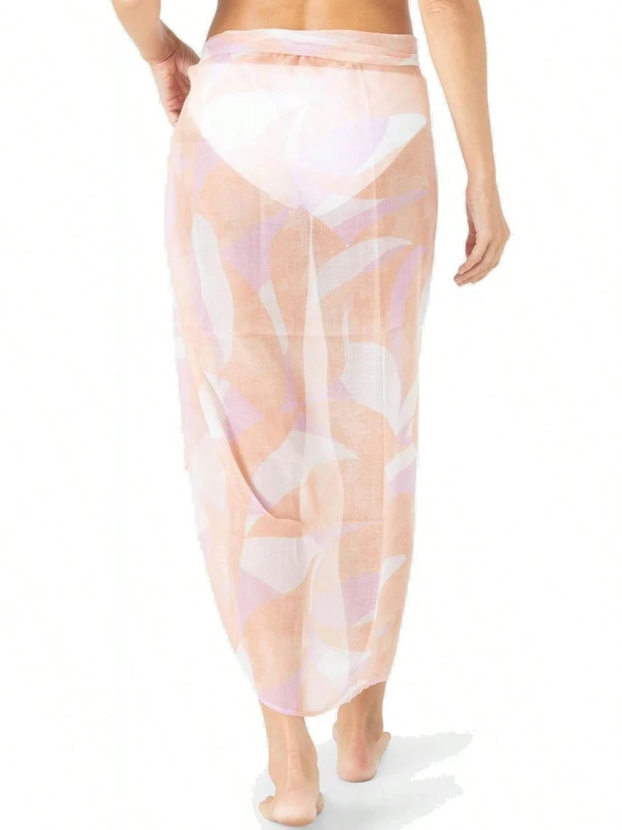 Lightweight Floral Print Pareo - Sarong Pareo Wrap incelemesi ve fiyatı