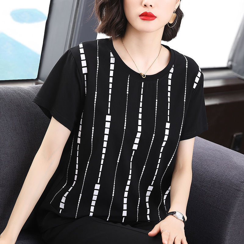 Leisure Elegant Fashion Round  - Summer Clothing For 60 Year Old Woman incelemesi ve fiyatı