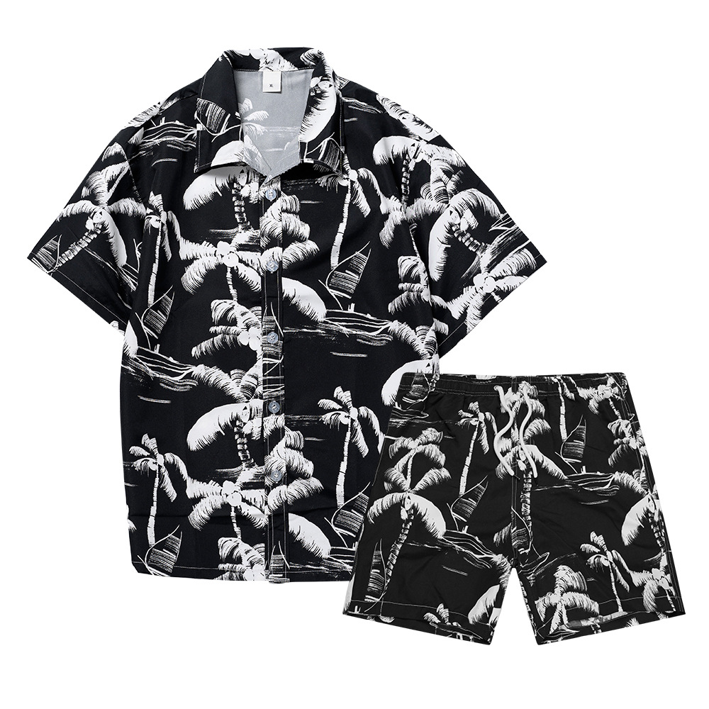 Hawaiian Coconut Tree 3D Print - Summer Clothing Mens incelemesi ve fiyatı