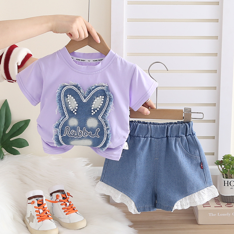 2026 Hot Sale Kids Girls 2pcs  - Summer Clothing Kids Sale incelemesi ve fiyatı