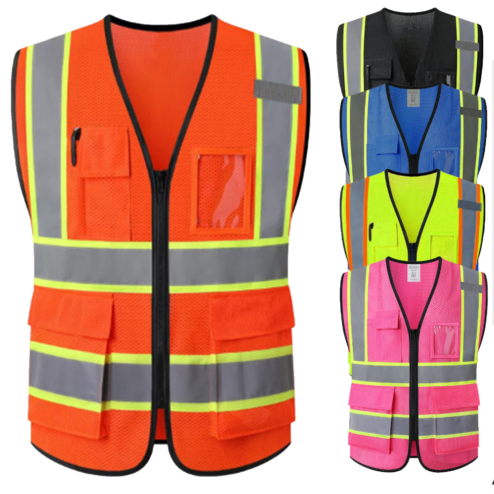Summer Unisex Mesh Vest with P - Summer Hi Vis Clothing incelemesi ve fiyatı