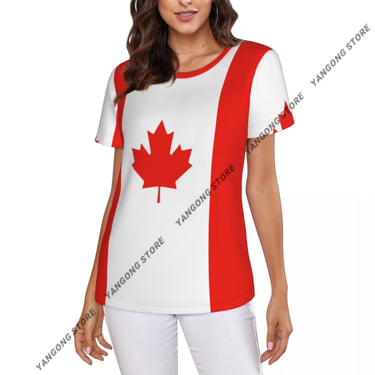 Women's T-shirt Canada Canadia - Summer Clothing Women Canada incelemesi ve fiyatı