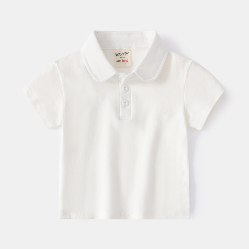 Boys Cotton Polo Shirts Childr - Summer Clothing For Baby Boy incelemesi ve fiyatı