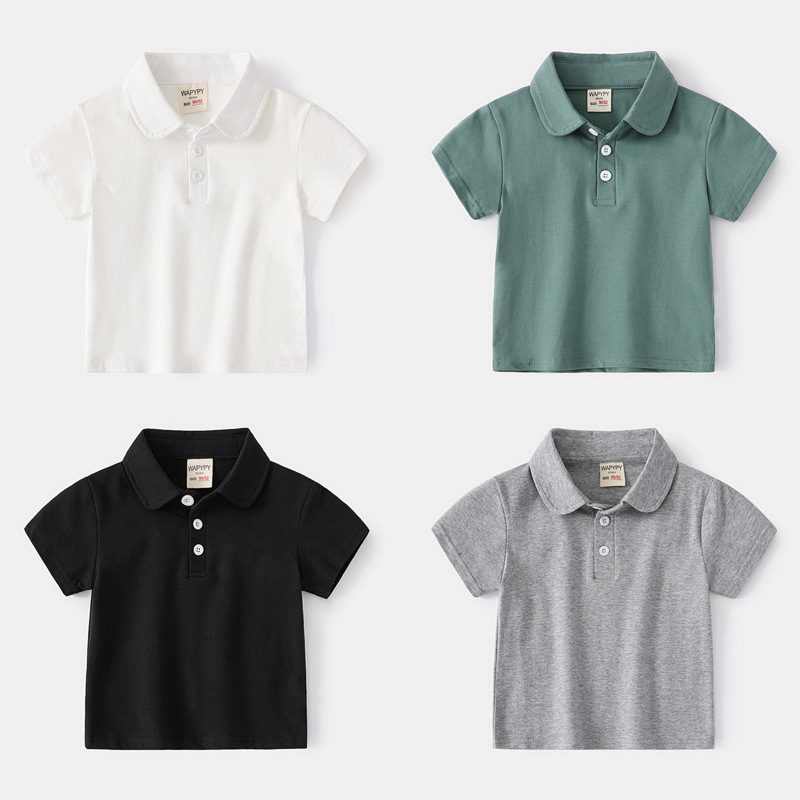 Boys Cotton Polo Shirts Childr - Summer Clothing For Baby Boy incelemesi ve fiyatı