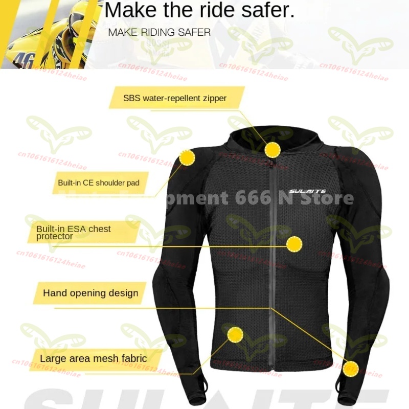 Sulaite Men Motorcycle Jacket  - Summer Clothing Motorcycle incelemesi ve fiyatı