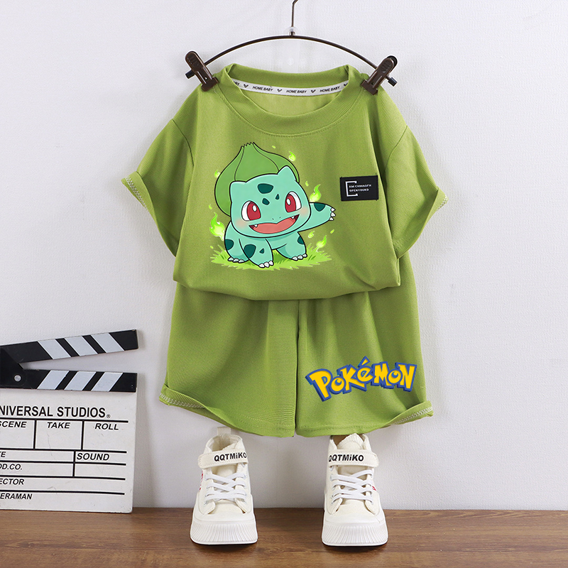 2pcs Pokemons Short-sleeved Sh - Summer Clothing Gifts incelemesi ve fiyatı