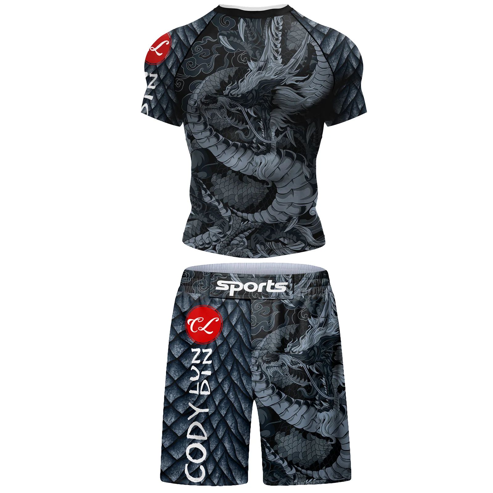 Bjj Mma T-Shirt+Shorts Sets Bo - Summer Outdoor Clothing incelemesi ve fiyatı