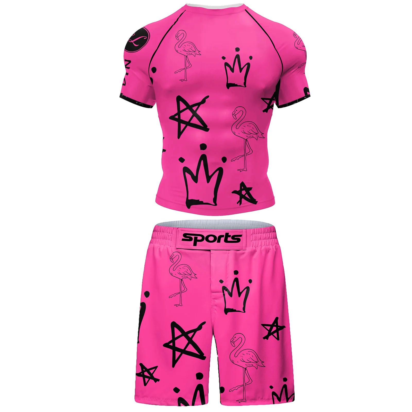 Bjj Mma T-Shirt+Shorts Sets Bo - Summer Outdoor Clothing incelemesi ve fiyatı