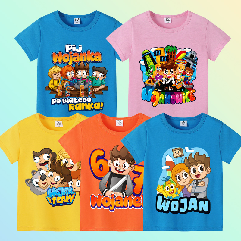 Wojans Team T-shirt Anime Roun - Summer Clothing Boys incelemesi ve fiyatı