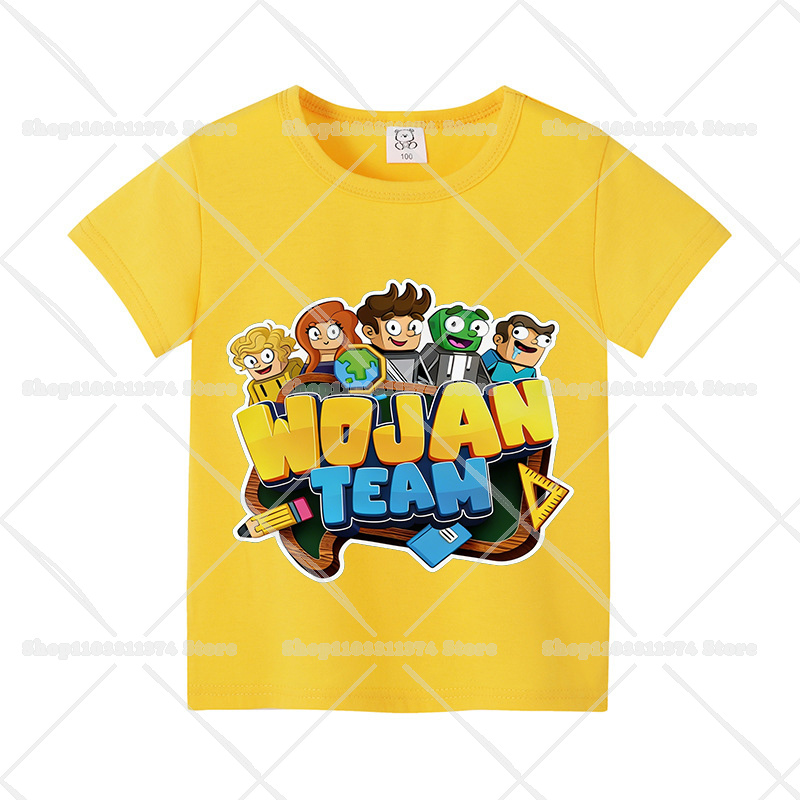 Wojans Team T-shirt Anime Roun - Summer Clothing Boys incelemesi ve fiyatı