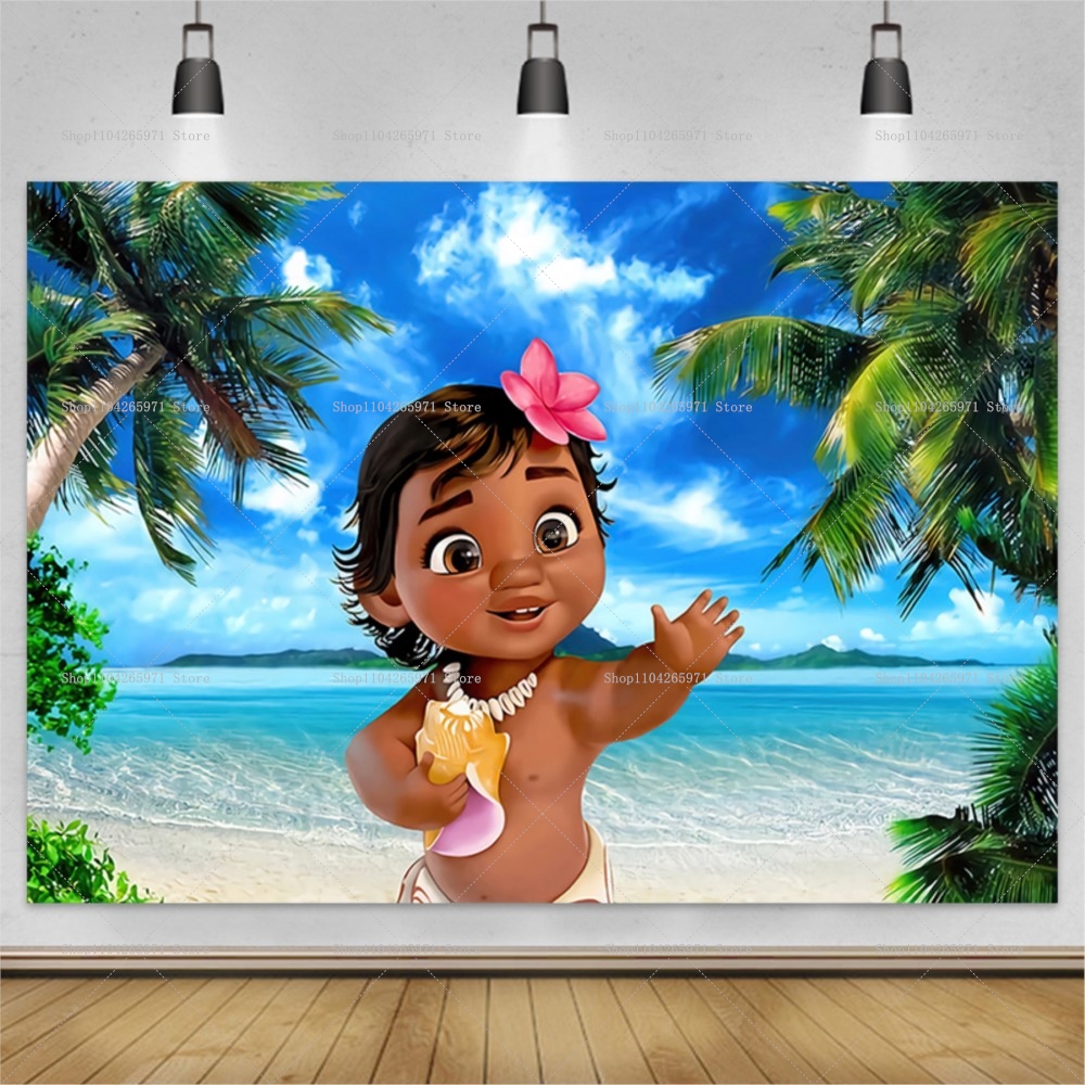 Baby Moana Theme Summer Birthd - Summer Clothing For Baby Boy incelemesi ve fiyatı