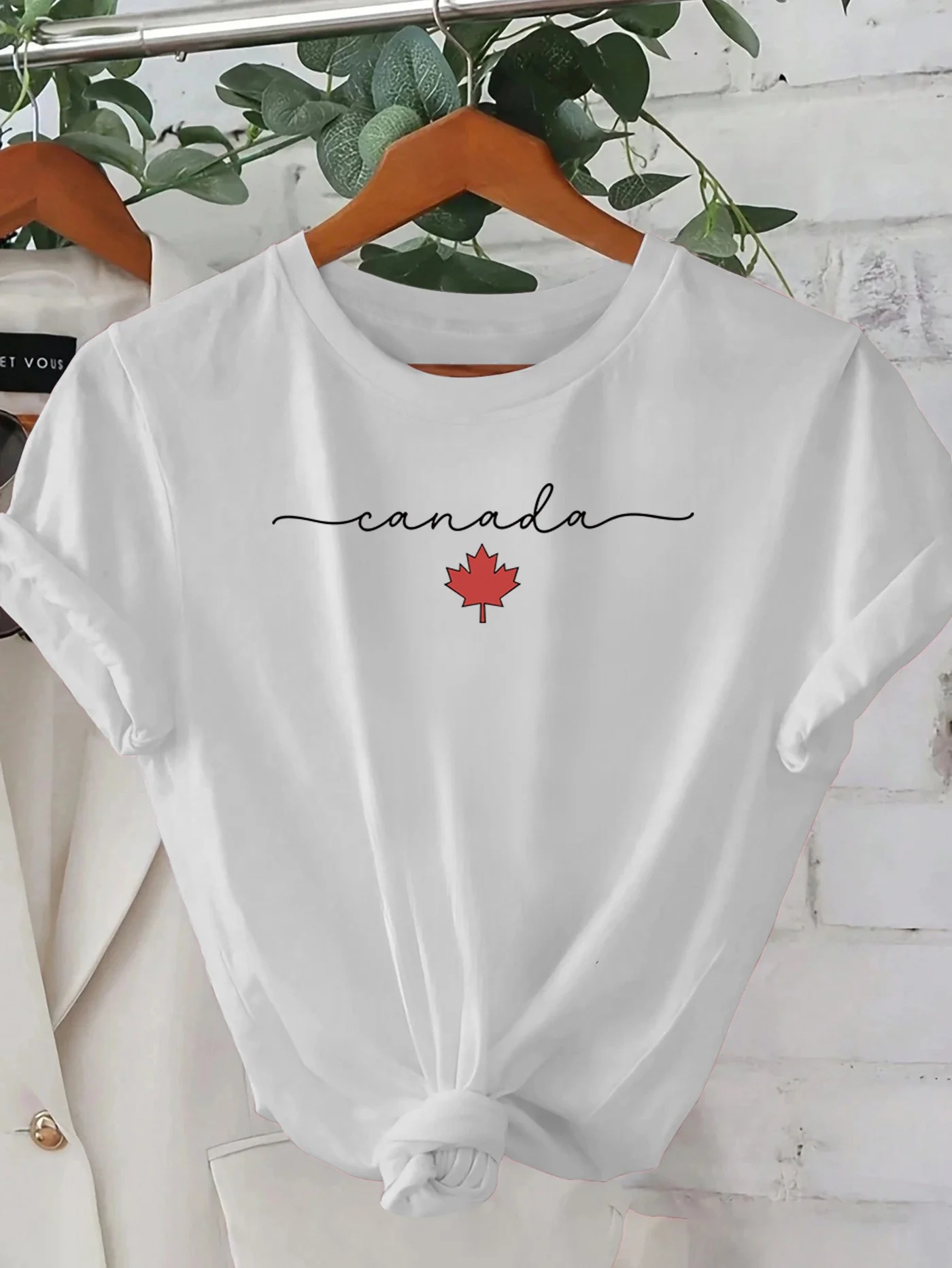 Canada Maple Leaf Printed Wome - Summer Clothing Women Canada incelemesi ve fiyatı