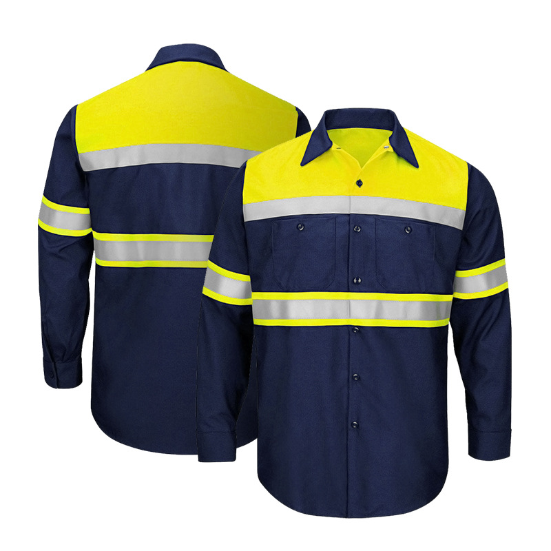 Men Shirt Long Sleeve 100% Cot - Summer Hi Vis Clothing incelemesi ve fiyatı