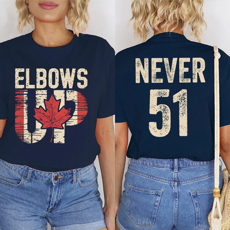 Retro Elbows Up Never 51 Canad - Summer Clothing Women Canada incelemesi ve fiyatı