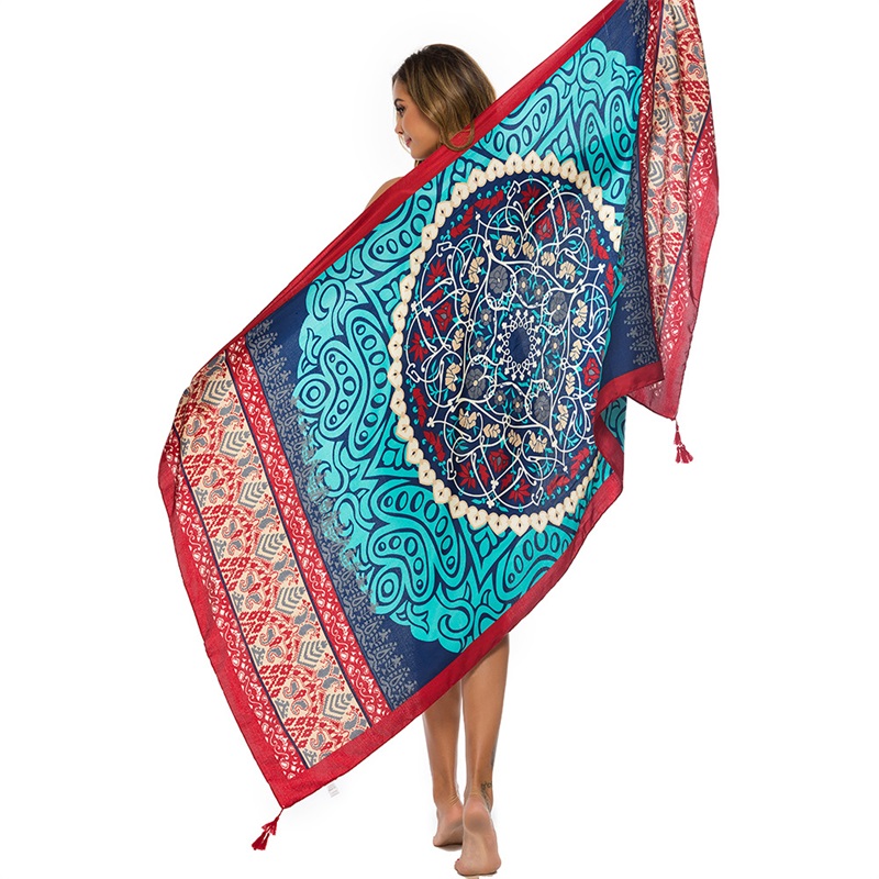 2018 New 90x180cm Twill cotton - Sarong Pareo Wrap incelemesi ve fiyatı