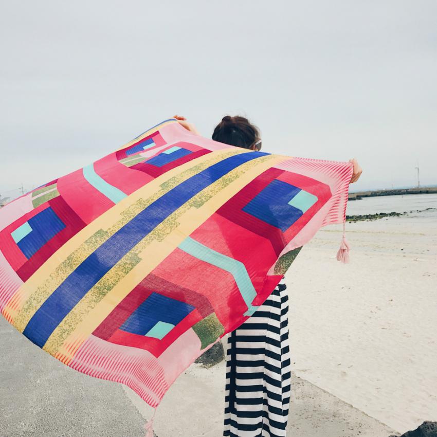 2018 New 90x180cm Twill cotton - Sarong Pareo Wrap incelemesi ve fiyatı