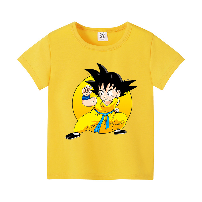 Dragon Ball Goku T-shirt Child - Summer Clothing Boys incelemesi ve fiyatı