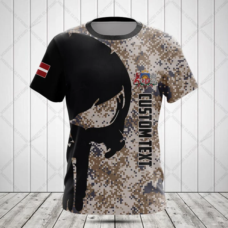 Custom Name Latvia Camouflage  - Summer Clothing Boys incelemesi ve fiyatı