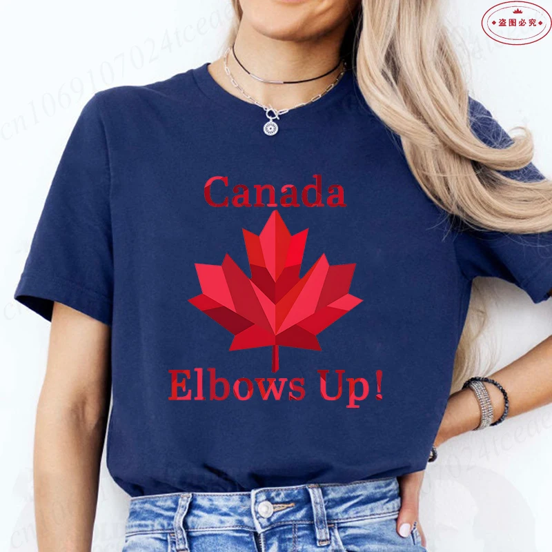 Elbows Up Canada Women T-shirt - Summer Clothing Women Canada incelemesi ve fiyatı
