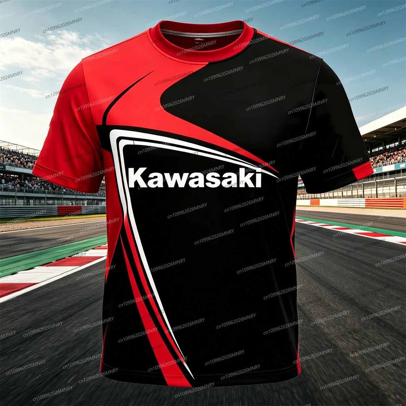 Men t-shirt top Kawasaki Motor - Summer Clothing Motorcycle incelemesi ve fiyatı