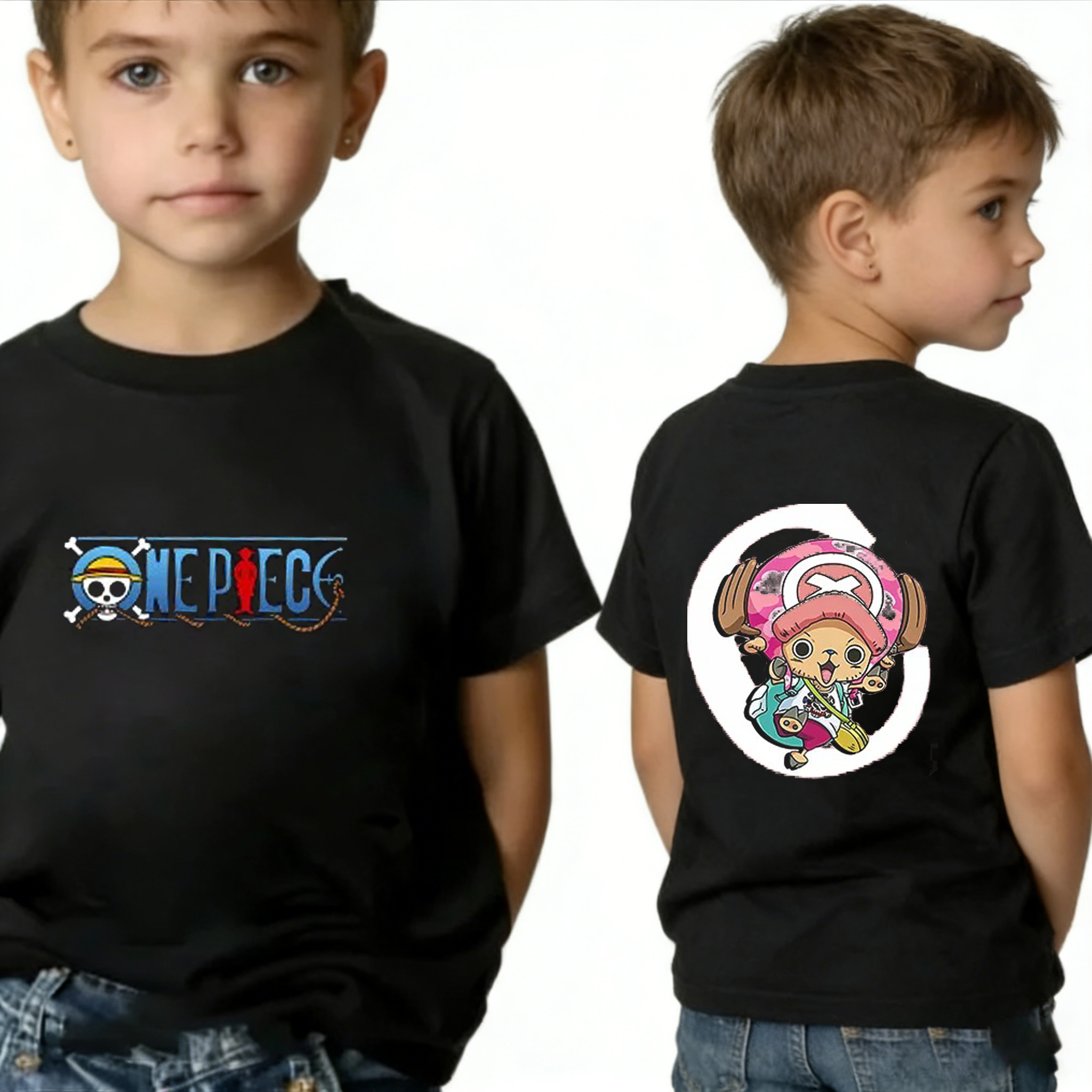 One Piece Boy's Girl's T Shirt - Summer Clothing Gifts incelemesi ve fiyatı