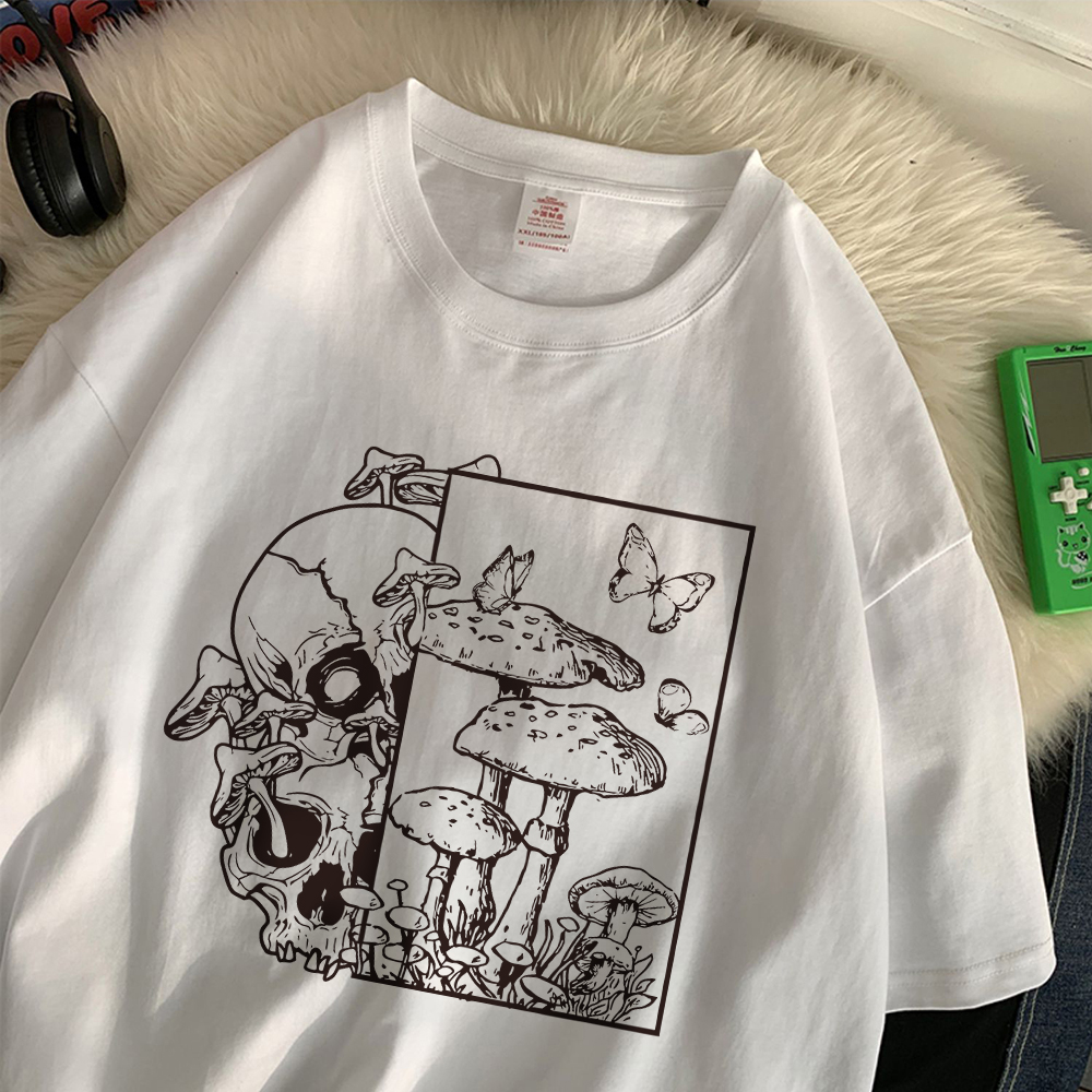Skeleton And Mushroom Scenery  - Summer Clothing Essentials Women incelemesi ve fiyatı
