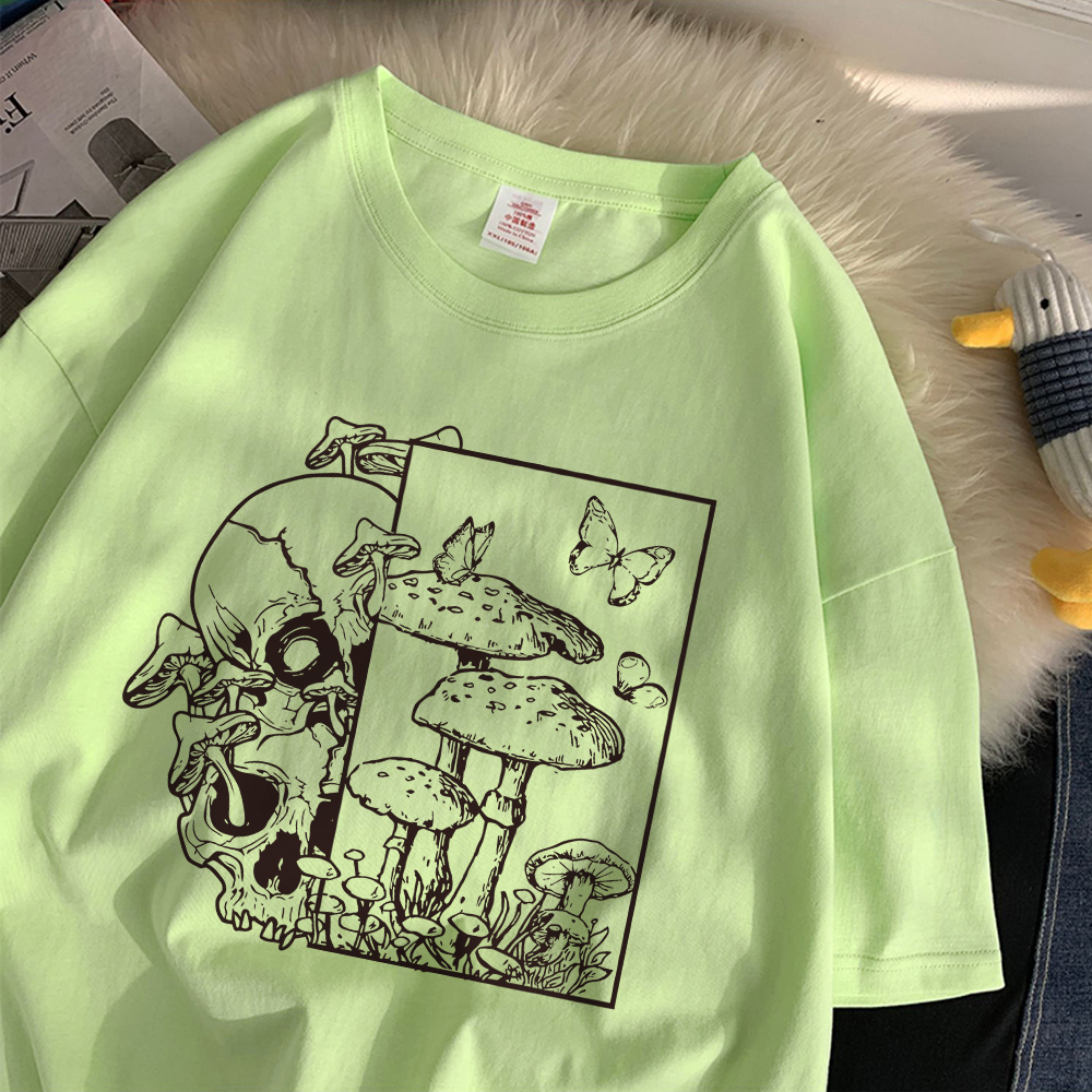 Skeleton And Mushroom Scenery  - Summer Clothing Essentials Women incelemesi ve fiyatı
