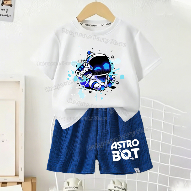 Game Astrobots Boy Girl Outfit - Summer Clothing For Baby Boy incelemesi ve fiyatı