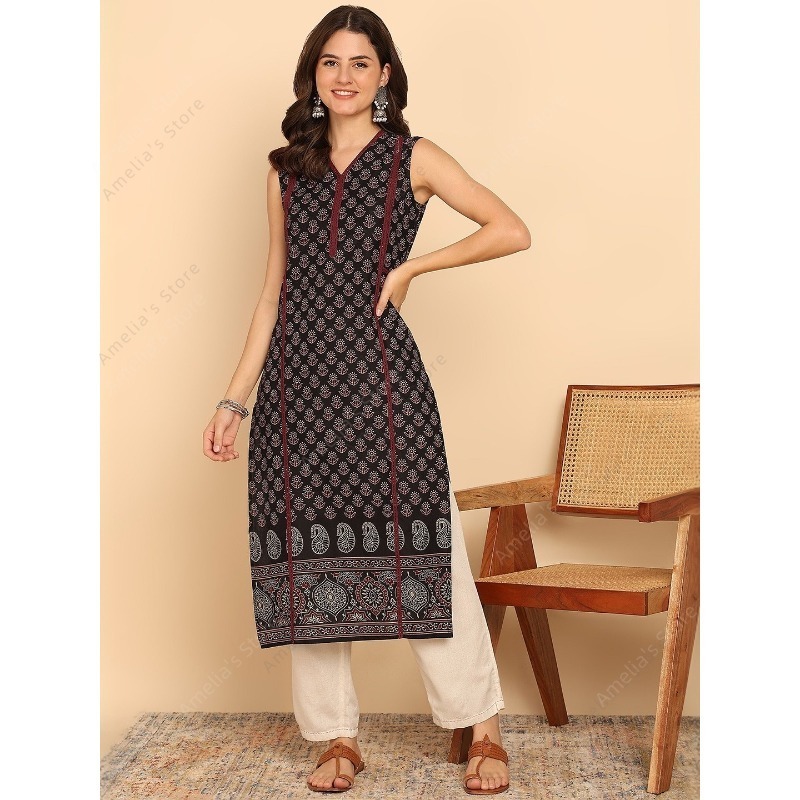 Indian Ethnic Style Women's Bl - Summer Clothing Pakistan incelemesi ve fiyatı
