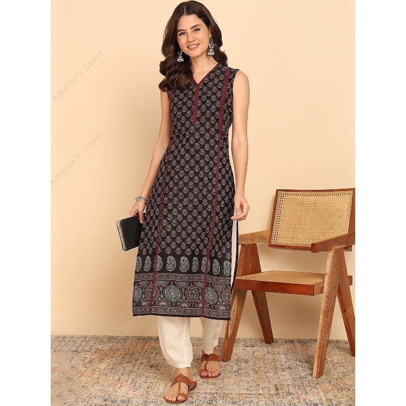 Indian Ethnic Style Women's Bl - Summer Clothing Pakistan incelemesi ve fiyatı