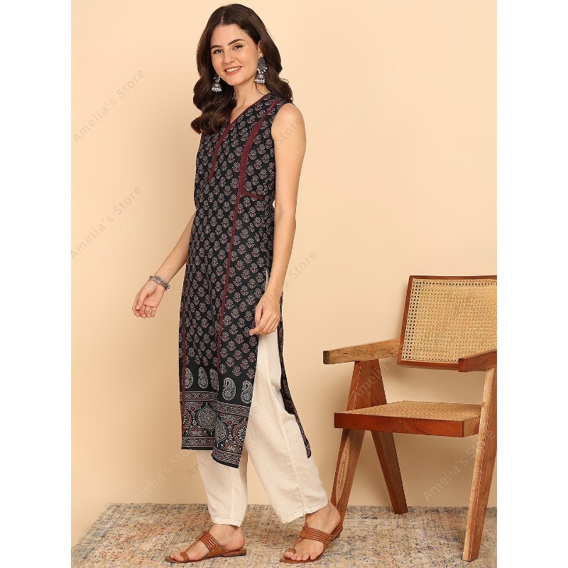 Indian Ethnic Style Women's Bl - Summer Clothing Pakistan incelemesi ve fiyatı