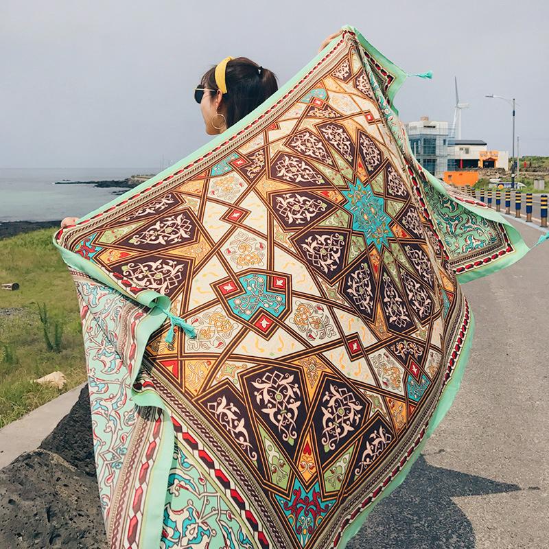 2018 New 90x180cm Twill cotton - Sarong Pareo Wrap incelemesi ve fiyatı