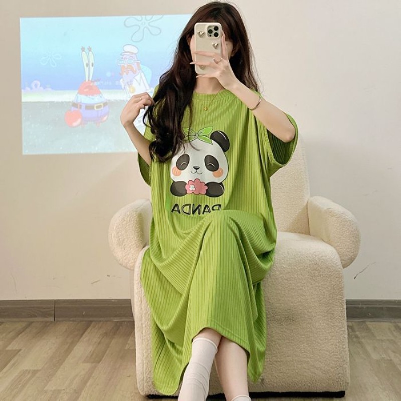 Plus Size Cartoon Sweet Pajama - Summer Upf Clothing incelemesi ve fiyatı