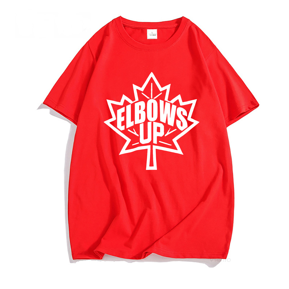Elbows Up Canada Strong T-shir - Summer Clothing Women Canada incelemesi ve fiyatı