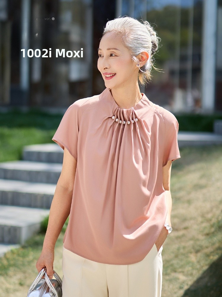 Muzhi Fashionable Short Sleeve - Summer Clothing For Women Over 50 incelemesi ve fiyatı