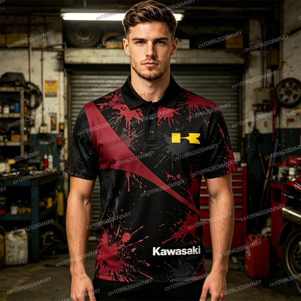 Motorcycle Kawasaki polo shirt - Summer Clothing Motorcycle incelemesi ve fiyatı