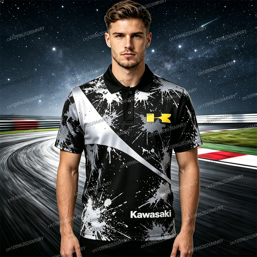 Motorcycle Kawasaki polo shirt - Summer Clothing Motorcycle incelemesi ve fiyatı