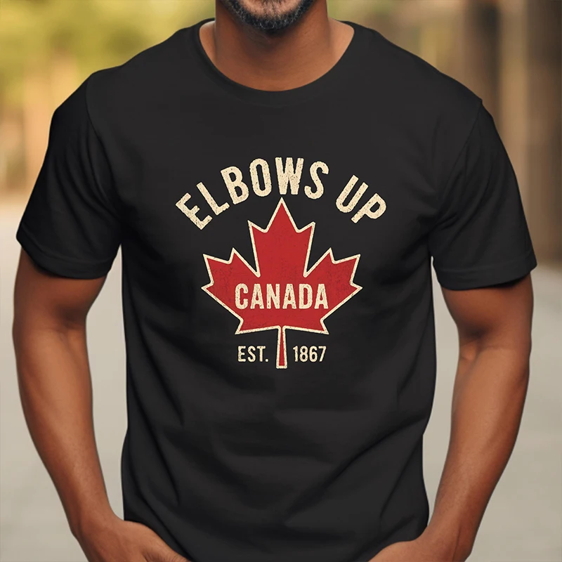 Elbows Up Canada T-shirt  for  - Summer Clothing Women Canada incelemesi ve fiyatı