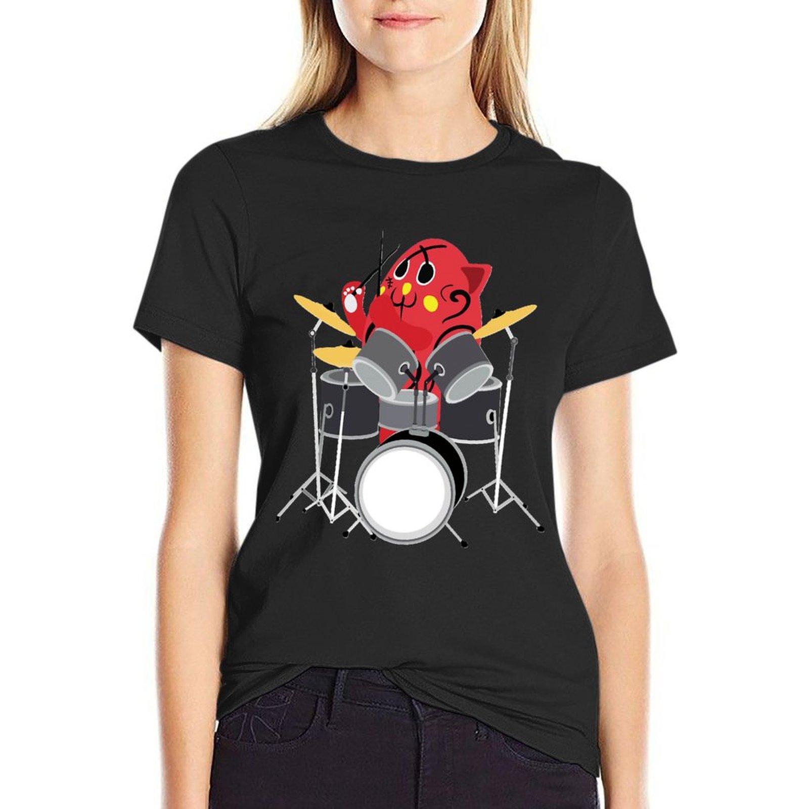Nyango Star Mascot Drummer T S - Summer Clothing Essentials Women incelemesi ve fiyatı